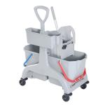 CHARIOT LAVAGE 2X25L POIGNEE LATERALE