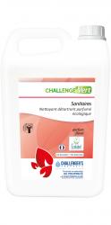 SANITAIRES ECOLABEL 5L Challenge'Vert Detartrant parfumé sanitaires