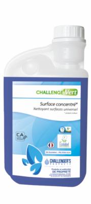 SURFACES CONCENTRE 1L DOSEUR Challenge'Vert-ECOLABEL QL-ADR NETTOY. VITRE ET SURFACE